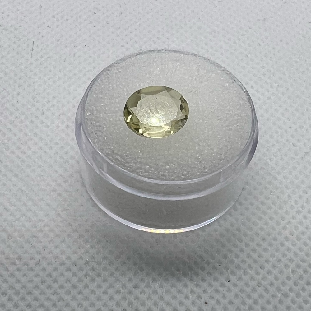 HOLD 3 Carat Lemon Citrine Loose Stone Oval Cut